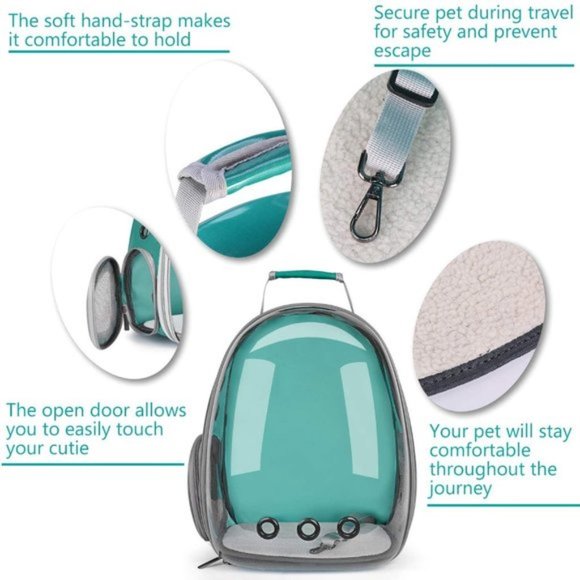 Green Bubble Airline-Approved Pet Carrier Backpack - Picture 7 of 10